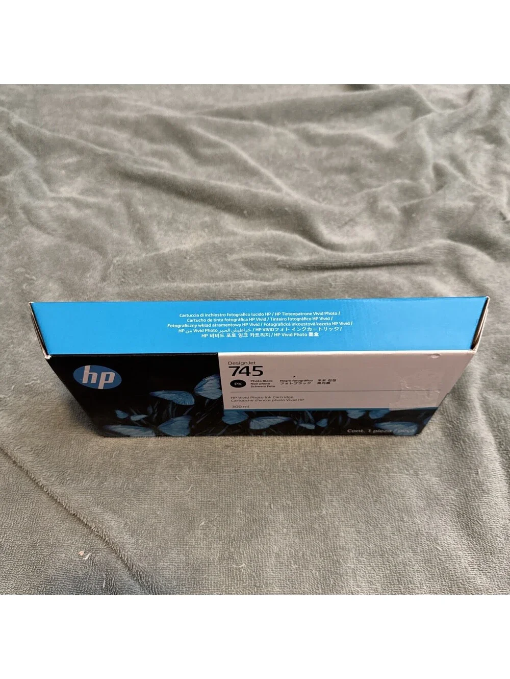 GENUINE HP 745, F9K05A MATTE BLACK INK 300ml DJ Z2600 Z5600 SEALED BOX EXP 08/25
